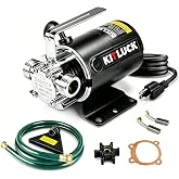 Water Transfer Pump, 115V 1/10HP 330GPH Utility Water Pump Electric With 6ft Suction Hose Kit, Portable Small Water Pump For Pool Draining, Removing Water From Rain Barrel, Aquariums, etc.