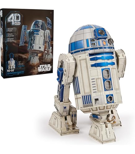 Star Wars R2-D2 フィギュア 12点セット 4D Build Star Wars R2-D2 Cardstock 3D Model Kit, Star Wars Gifts