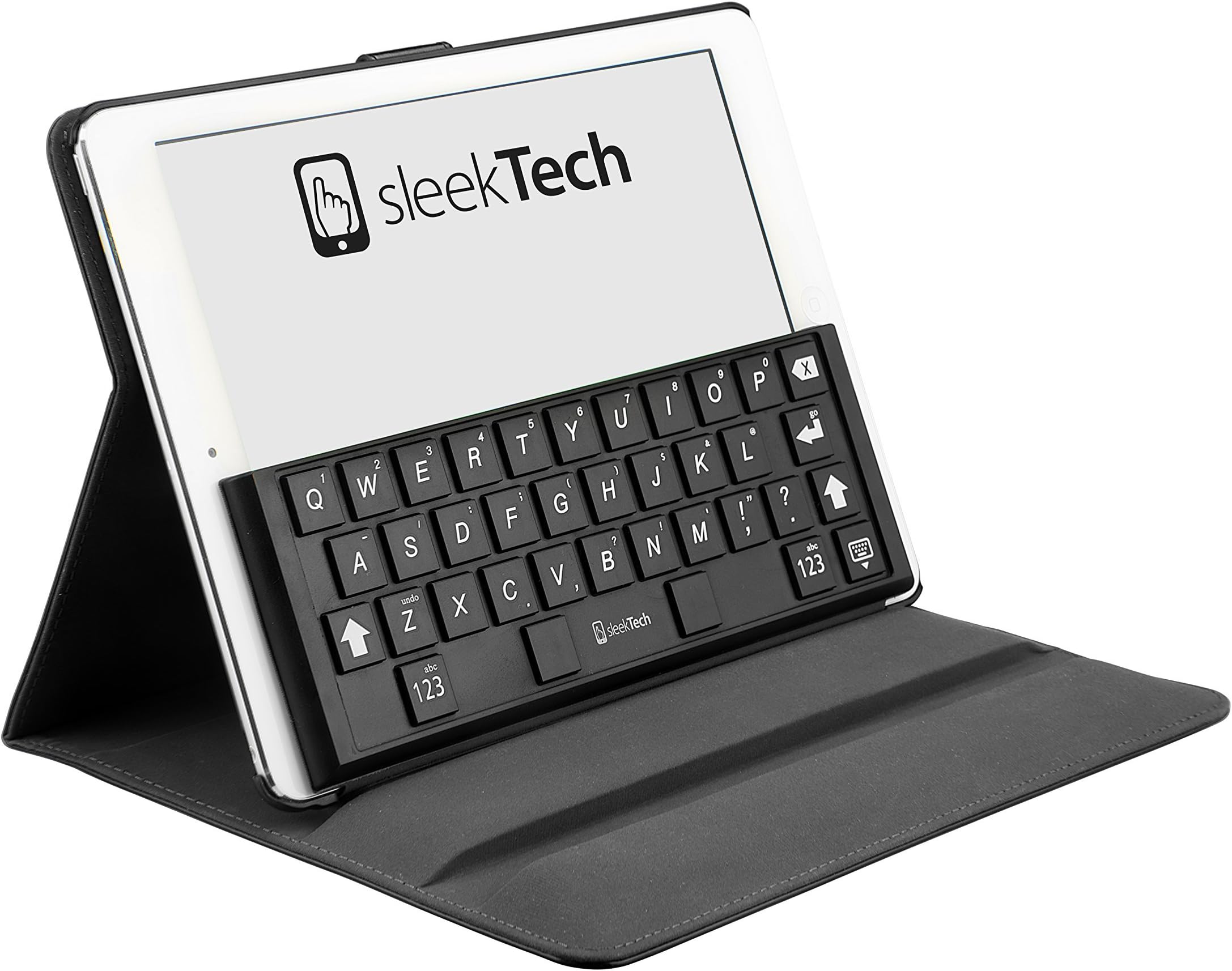 Sleektech iPad Air Keyboard/case Works Without Bluetooth or Wires for Apple iPad Air (iPad 5)