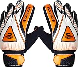 SAWANS Football Goalkeeper Gloves Youth Kids Kids Size 2 Black Orange view 7