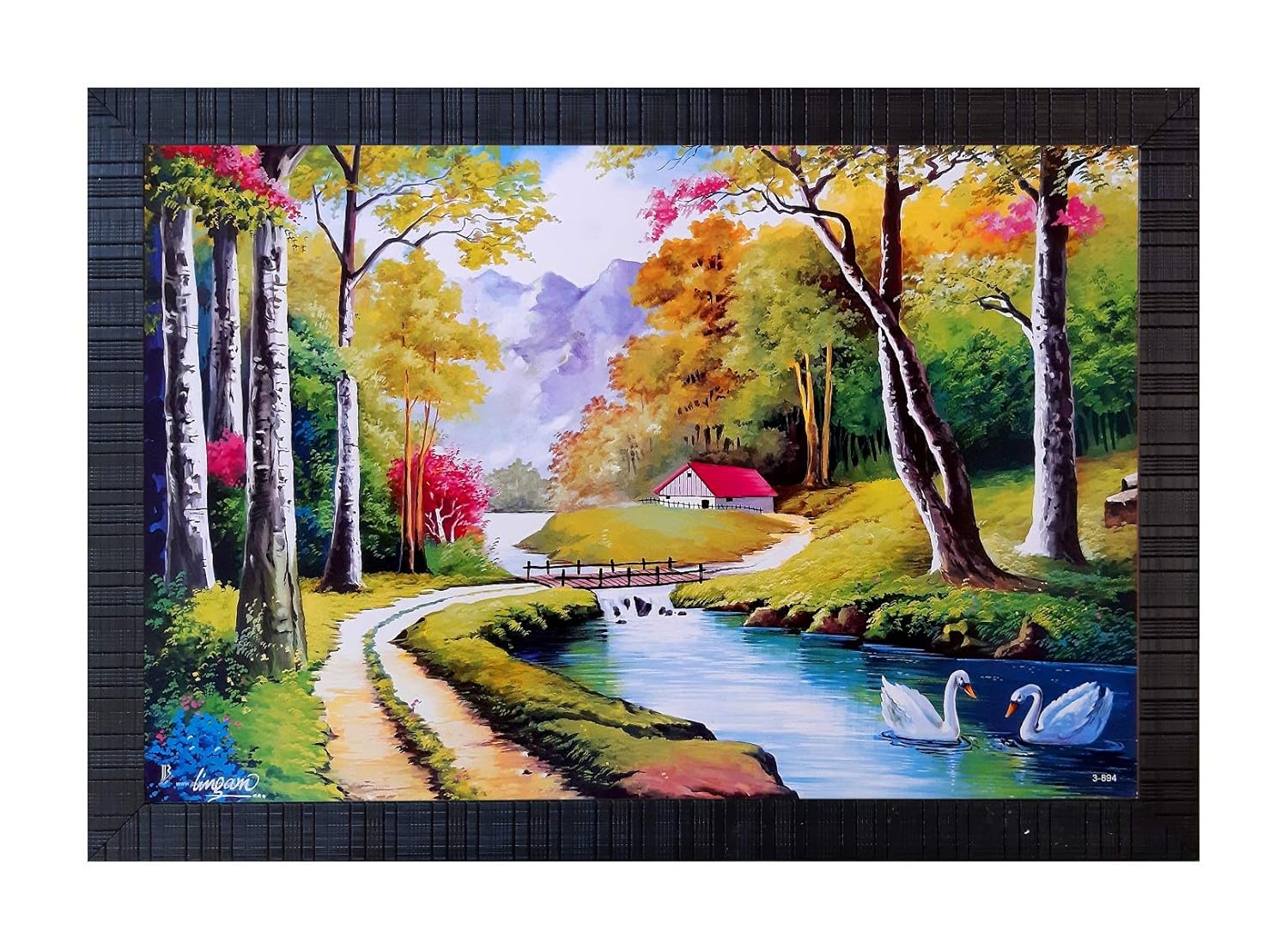Buy Shree Handicraft Home Décor (12 inch * 18 inch) Beautiful Scenery