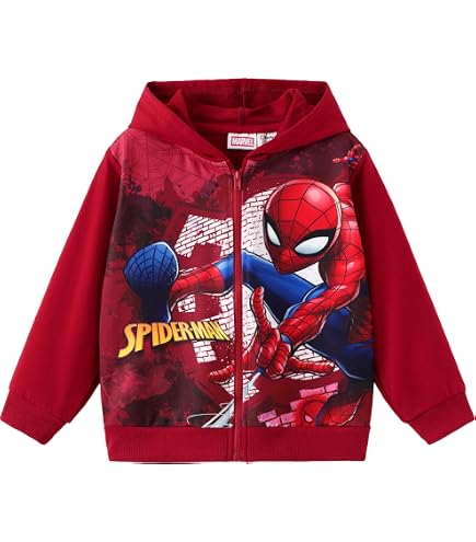 Amazon.com: Marvel Spider-Man Toddler Boys' Fleece Quarter-Zip