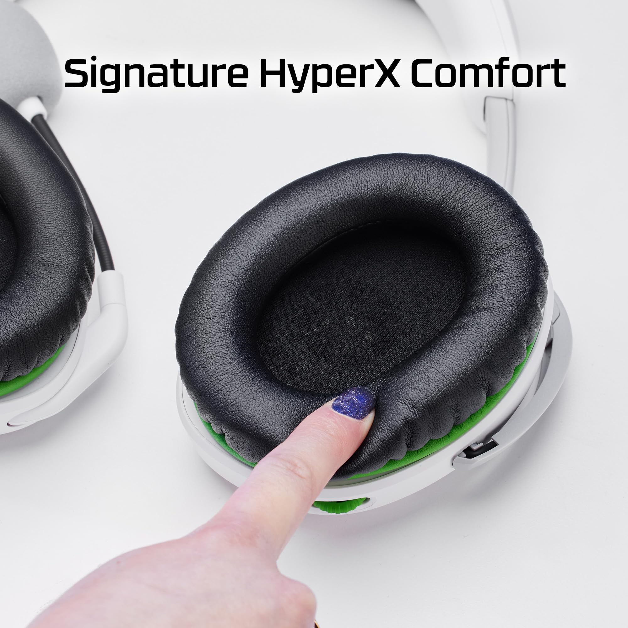 HyperX CloudX Stinger 2 – Gaming Headset for Xbox Licensed, Signature Comfort, Adjustable Headband, Wired, White