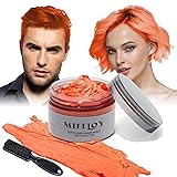 Temporary Orange Hair Spray Color Wax with Dye