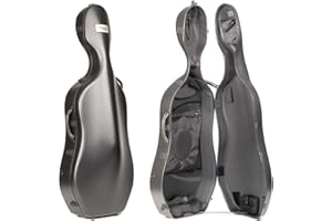 Bam France 1001SW Classic Black 4/4 Cello Case with Wheels