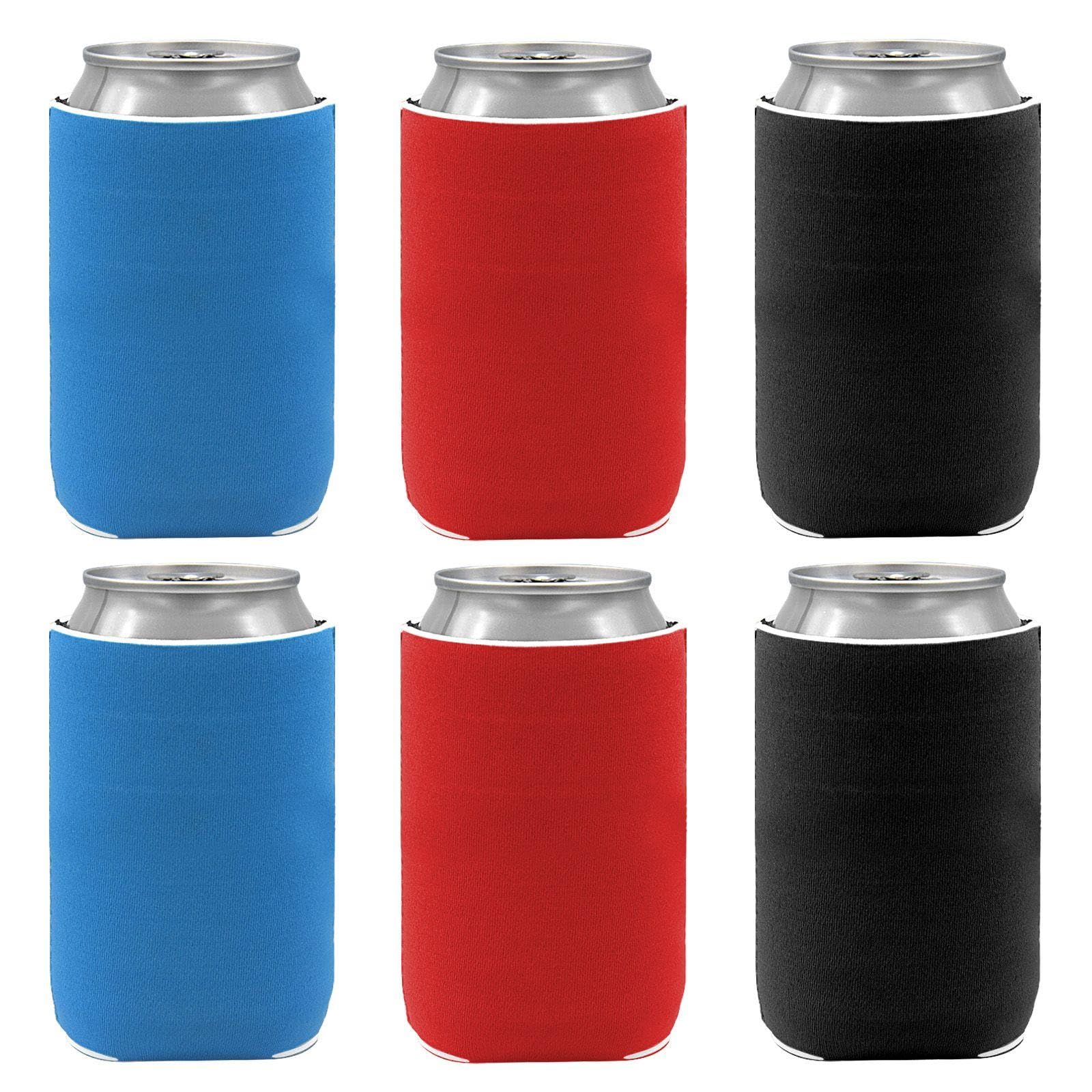 Pack of 6 Beverage Bottle and Can Sleeves for Cola, Beer, Cool Cups, Universal Thermos