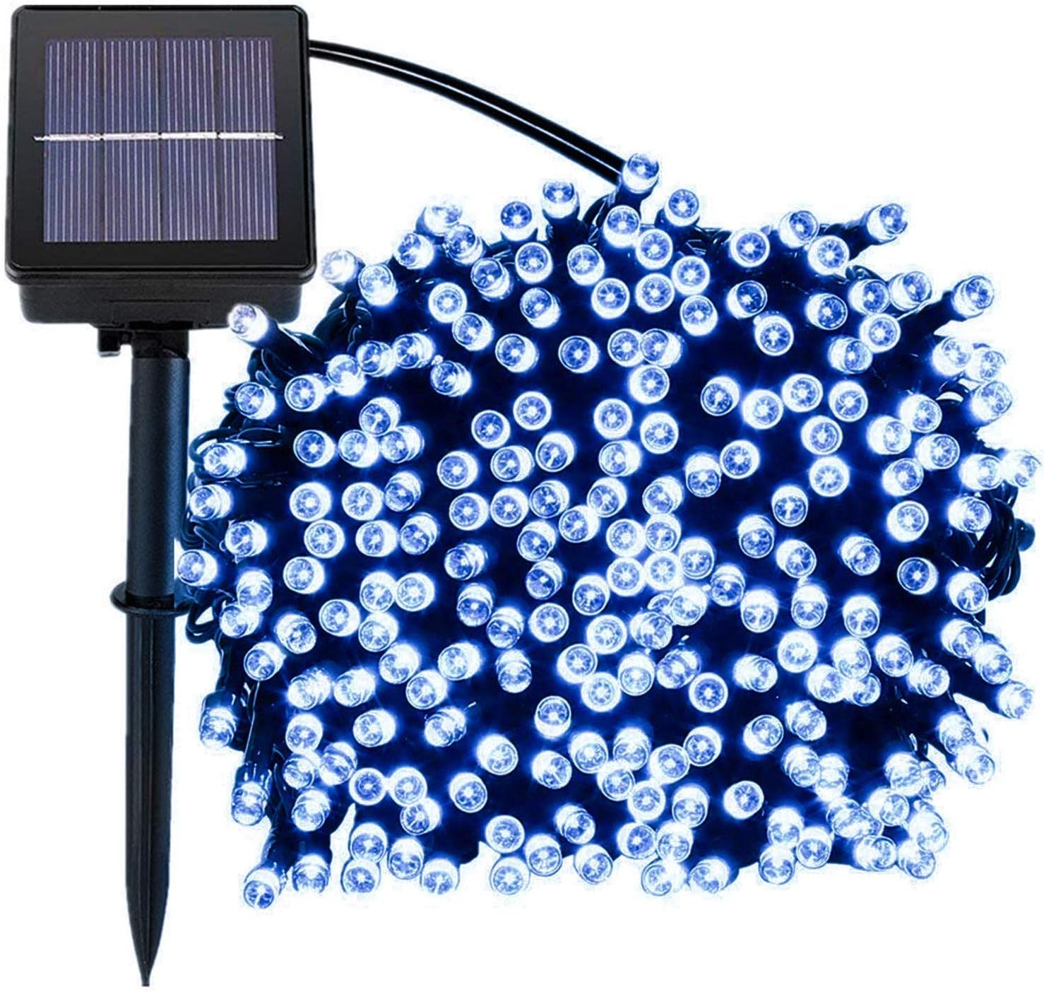 Solar Lichterkette Aussen, 20M 200 LED Solarlichterkette, Wasserdicht