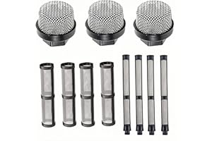 246385 246384 287032 Filter Set for Graco 390 395 490 495 495 595 3400 Sprayer 3 Kinds of Straw Filter Spray Pump Inner core 