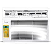 Senville 6,000 BTU Window Air Conditioner, Cools Up to 250 Sq. Ft., Easy to Use, Washable Filter