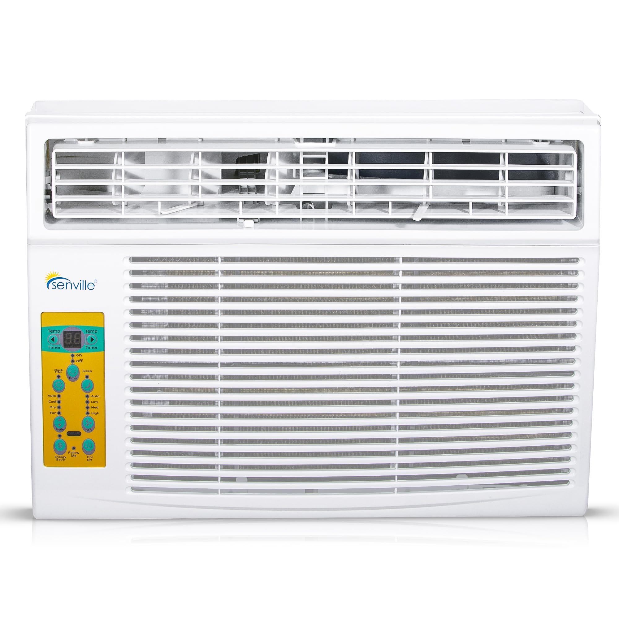 Senville 6,000 BTU Window Air Conditioner, Cools Up