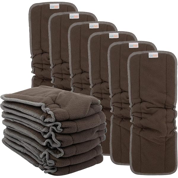 Yosoo 10pcs Soft&Breathable Baby Toddler Cotton Modern Cloth Diaper Nappy Liners Insert , Baby