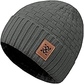 Zaitun Beanie Hats for Men and Women Winter Warm Waffle Knit Cap Comfort Thick Daily Rib Cap