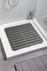 TATAY Square Shower Floor Plastic Wood Effect Anti Slip UV Protected view 3