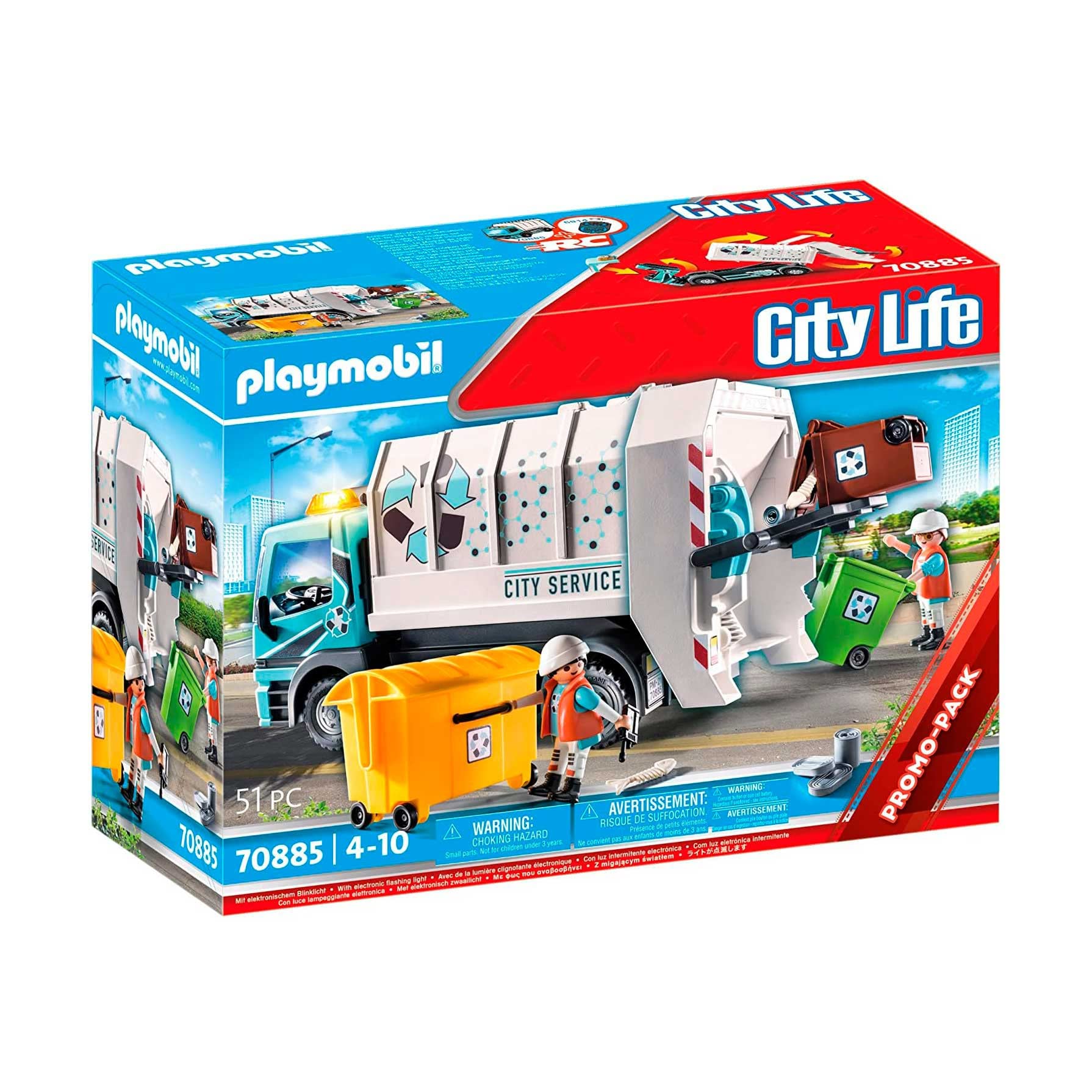 PLAYMOBIL City Camión de Reciclaje Versión 2022