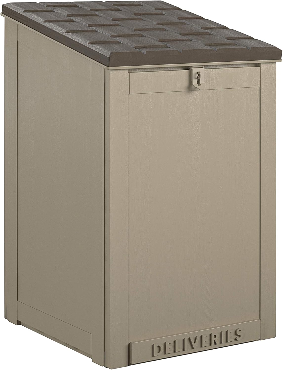 Cosco Outdoor Living 88333BTN1E, Large Lockable Package Delivery and Storage Box, 6.3 Cubic feet, Tan BoxGuard - - 