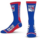 For Bare Feet MVP Crew Sock NHL Large