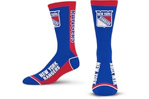 For Bare Feet MVP Crew Sock NHL Large