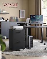 VASAGLE 2-Drawer Filing Cabinet Mobile File Cabinet for Home Office view 2