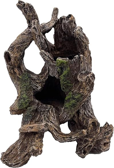 Mascot Pets Tree Root Drift Wood Cave Fish Tank Ornament 20cm