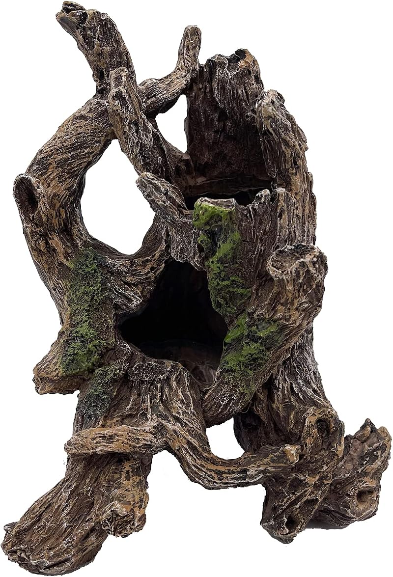 Mascot Pets Tree Root Drift Wood Cave Fish Tank Ornament 20cm