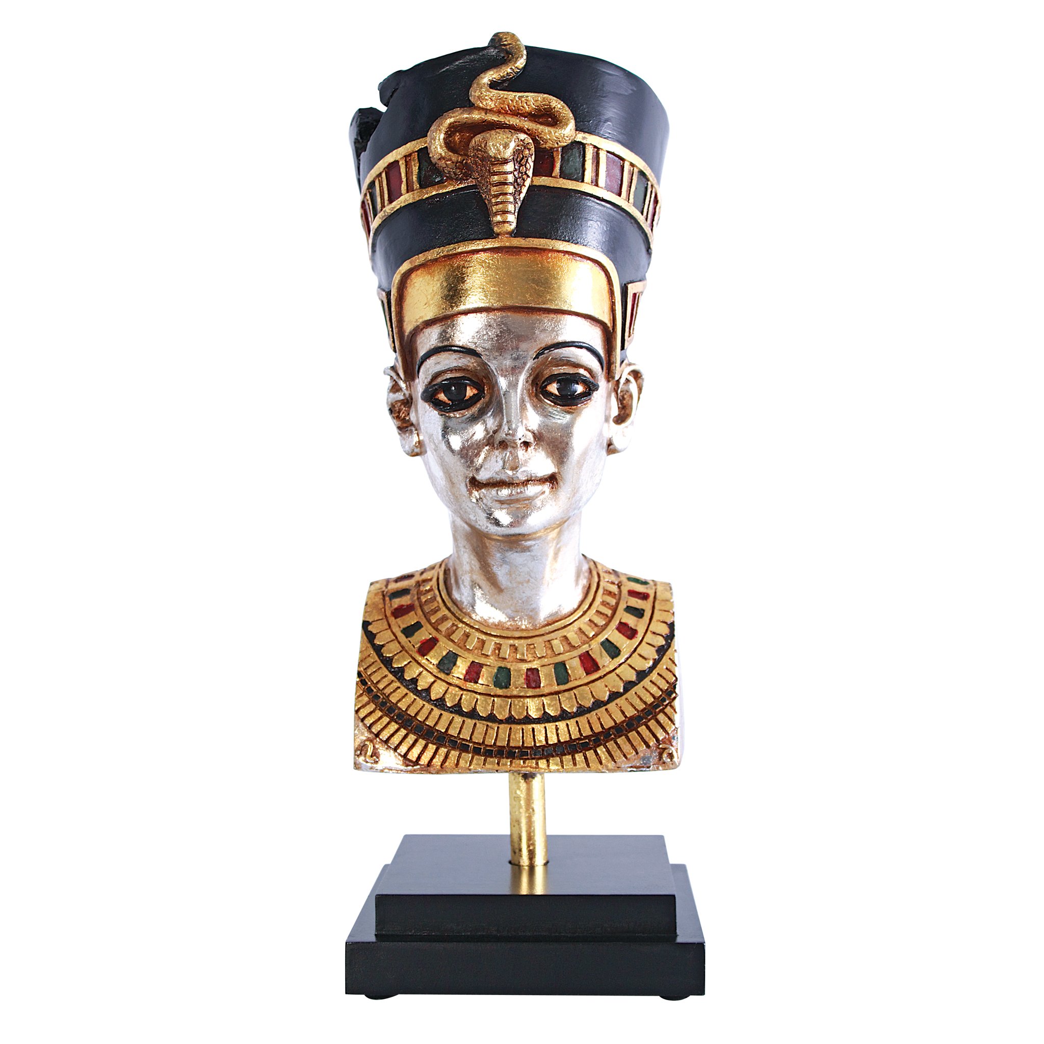 Photo 1 of ***FACTORY SEALED*** Design Toscano NE437621 Egyptian Queen Nefertiti Statue on Museum Mount,Full Color