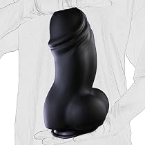 Amazon.com: Giant Dildo, 4.3inch Super Thick Huge Black Cock Fake ...