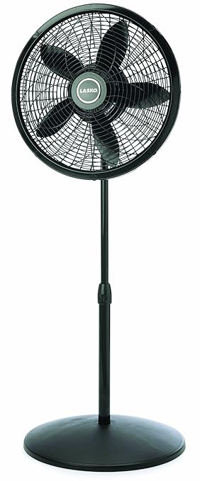 Shop Amazon.com | Pedestal Fans - Lasko 1827 Adjustable Elegance and Performance Pedestal Fan, 18-Inch, Black