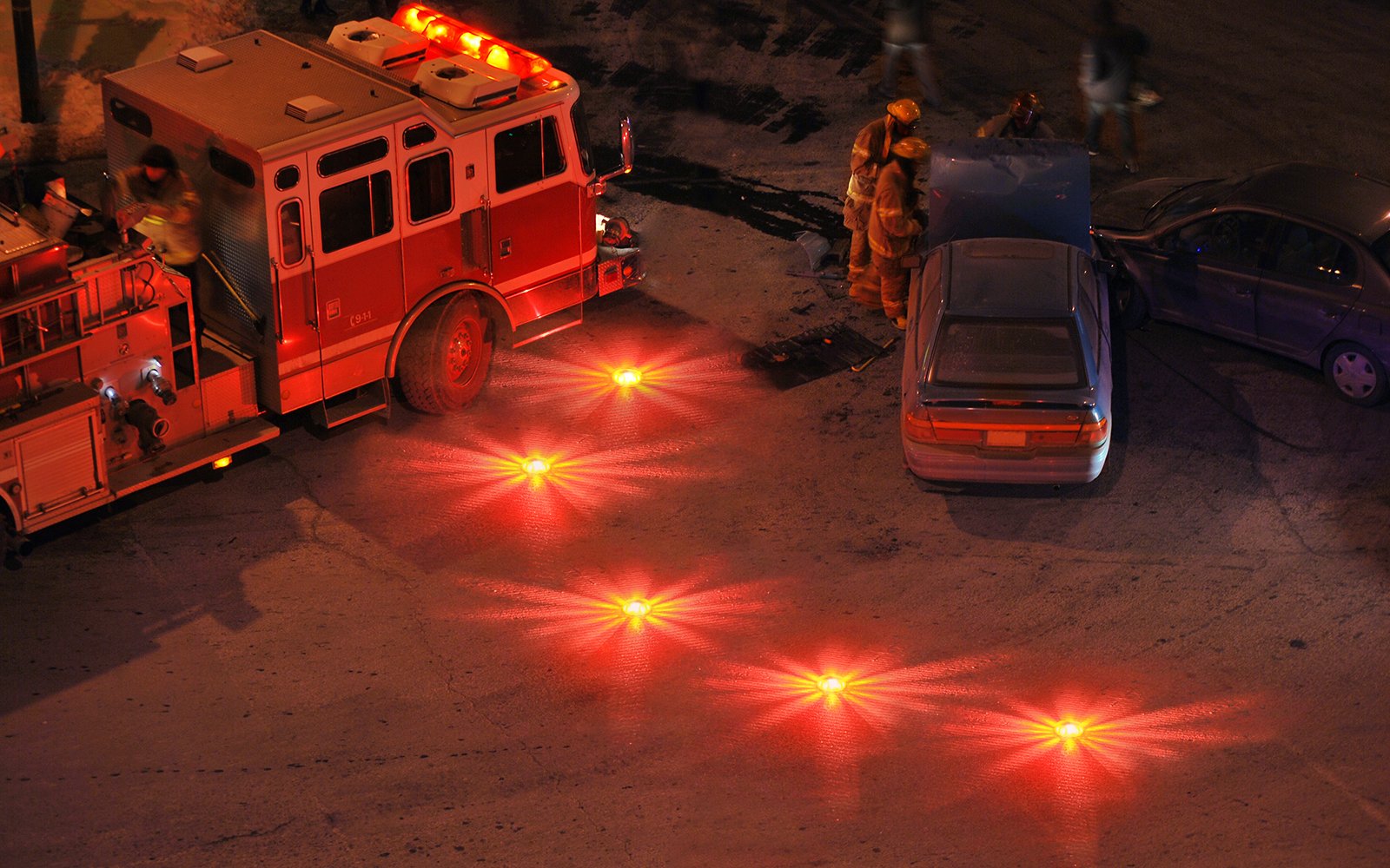 SlimK LED Road Flares Safety Flashing Warning Light Roadside Flare