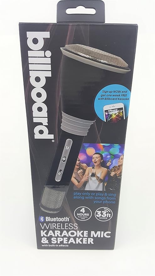 billboard karaoke mic and speaker