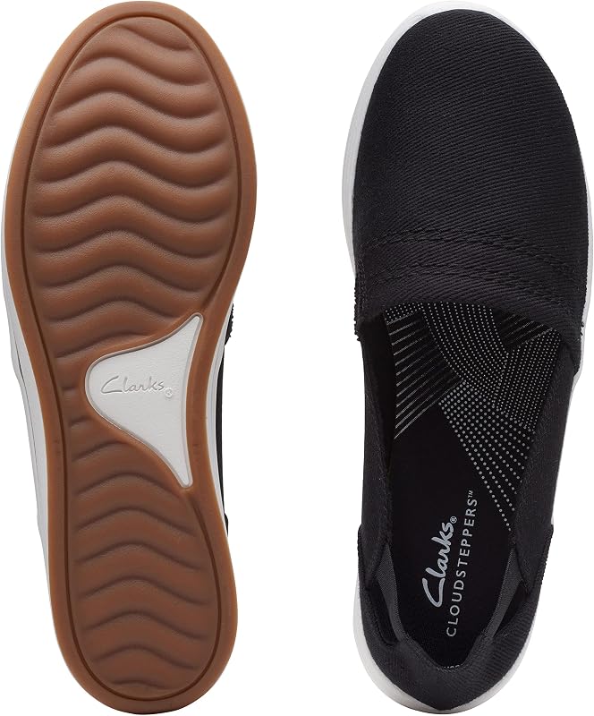 Breeze Step II - Mocassins Femininos, Pretos -, 9 Narrow