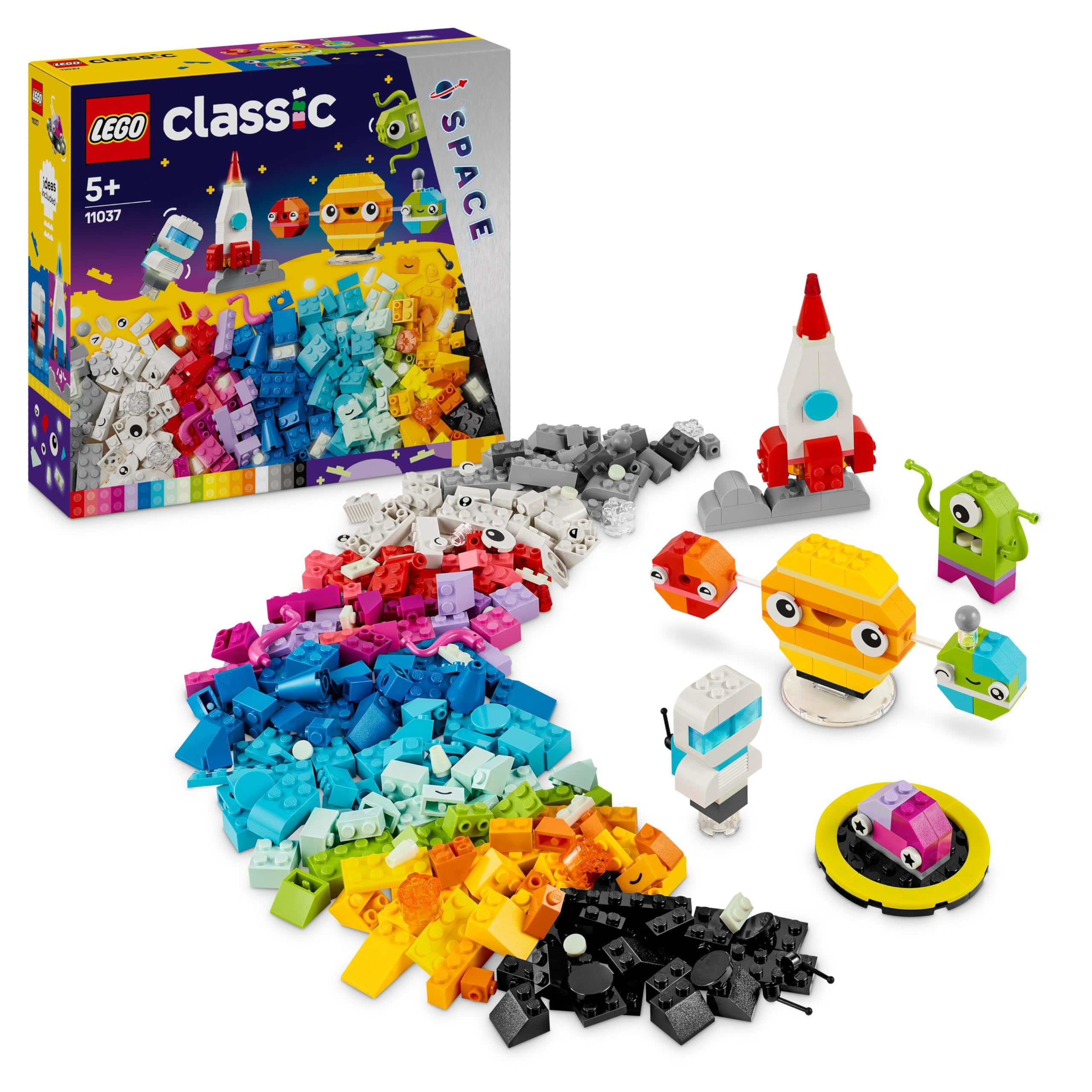 mädchen spielzeug Mua LEGO Classic Kreative Weltraumplaneten, baubares Sonnensystem