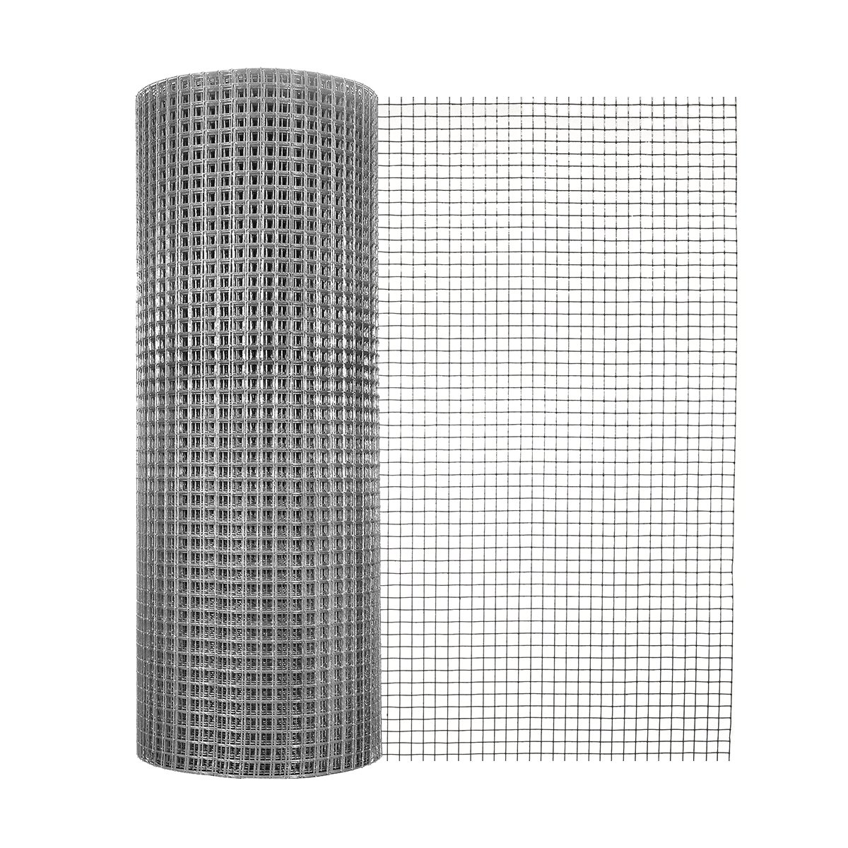Garden Zone 24 Inches x 100 Feet 19-Gauge Galvanized Hardware Cloth with 1/2-Inch Openings
