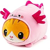 JOYIN Axolotl Plush Toy, Kawaii Axolotl Cat Plush Toy, 11" Soft Plushie, Cute Stuffed Animal Pillow for Kids and Adults, Birthday Gift for Boys and Girls, Easter Basket Stuffers