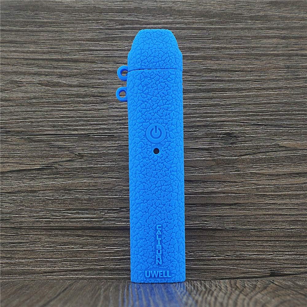 ORIN Texture Silicone Case for Uwell Caliburn Pod System 520mAh 2ml Protective Antislip Duarble Sleeve Cover Wrap Skin Decal（Navy）