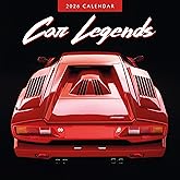 Red Robin 2026 Car Legends Monthly Wall Calendar | 12" x 24" Open | Premium Thick & Sturdy Paper | Hangable 12 Month Calendar | Lined Notes & To Do Area | Vivid Images | Plastic Free