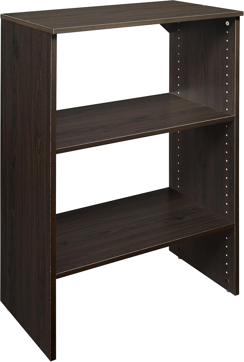 25 pair stackable shoe rack closetmaid on Amazon Com Closetmaid Suitesymphony Starter Tower Kit 25 Base Espresso Home Kitchen