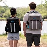Everlasting Comfort Cooler Backpack Insulated 54 Cans 4 Wine Bottles Leakproof view 9
