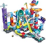 VTech Marble Rush Magnetic Magic Marble Run Set 120 Building Pieces 10 Marbles