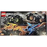 LEGO Technic Monster Jam Collection 66712 Model, Building Kit, 2-in-1 Pull Back Toy, Megalodon, Grave Digger, El Toro Loco and Max-D Monster Trucks, Ages 7+, 949 Pieces (2022), Multicolor
