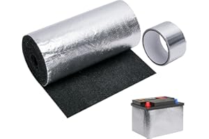 Nkiy Quen 82.6 x 7 Inches Car Battery Insulation Kit,Universal Battery Blanket for Cold Weather Protector,Car Battery Insulation Cover for Vehicle Truck RV Batteries