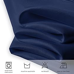 8 Pack Navy Blue Table Cloth 60x102 Inch Rectangle