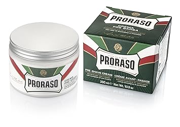 Proraso Green Pre-Shave Cream Refreshing and Toning, 1er Pack (1 x 300 ml)