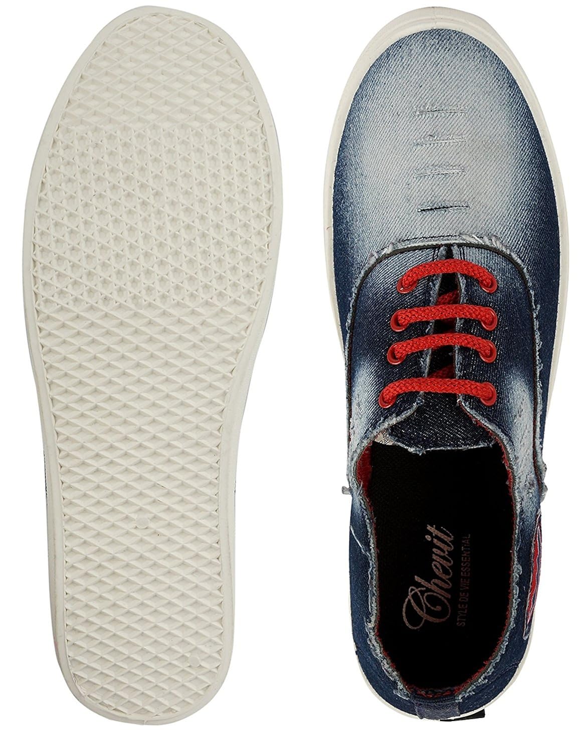 chevit women's denim sneakers shoes (casual shoes)