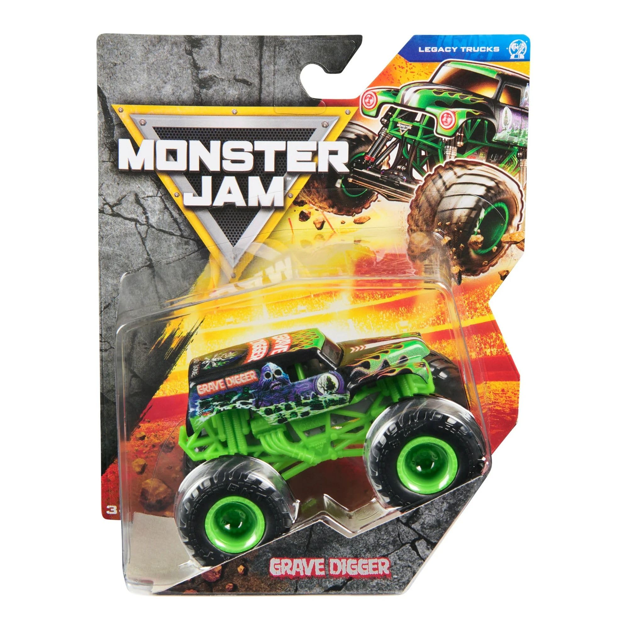 Photo 1 of Monster Jam 2025 Official 1:64 Diecast Truck Series 43 Legacy Trucks Grave Digger