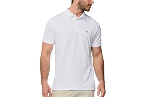INTO THE AM Performance Dri Fit Polo Shirts for Men S-4XL - Quick Dry Moisture Wicking Athletic Sport Collar Work Shirts