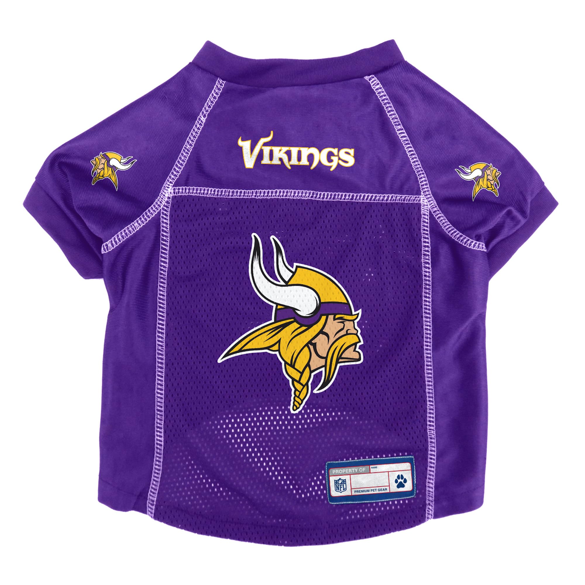 Little Earth Productions Littlearth NFL Minnesota Vikings Pet Jersey, Medium