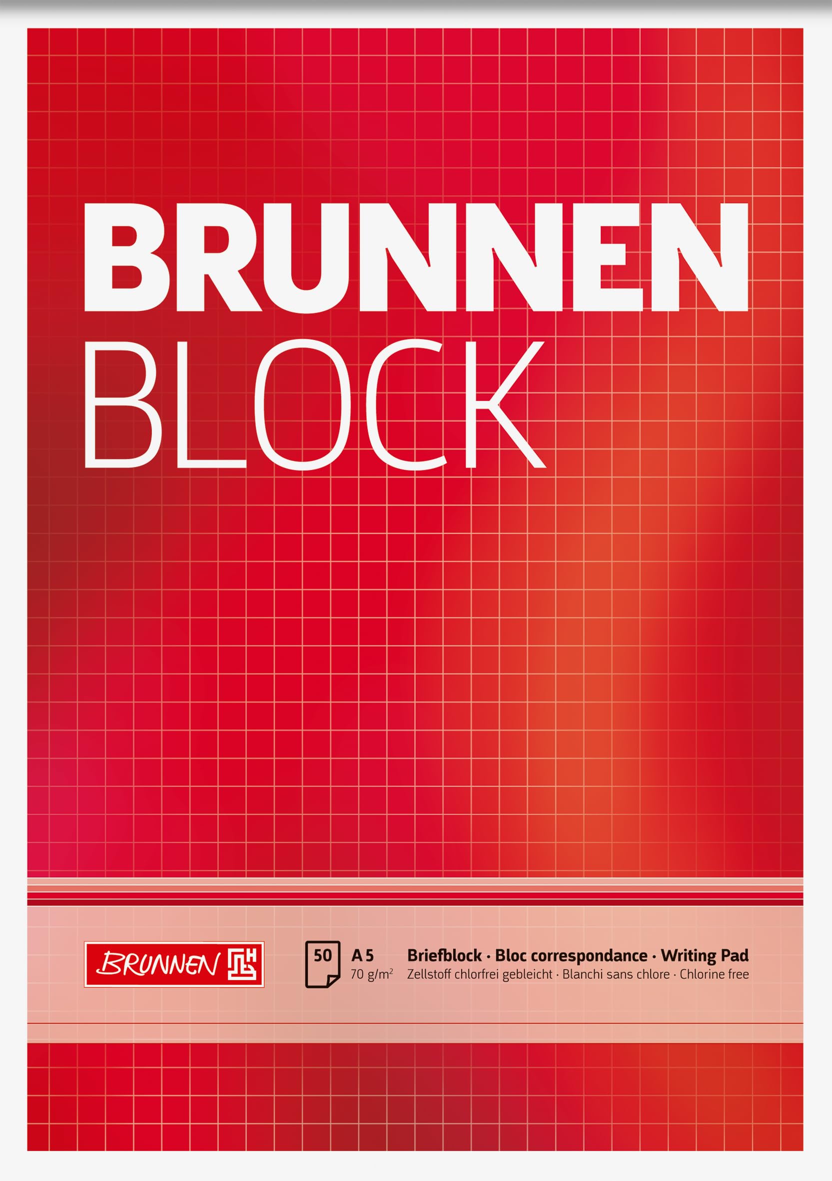 Brunnen 1052428 Block Notepad A5 50 Sheets 70 g/m²