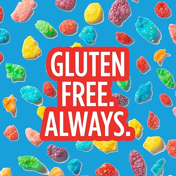 POST FRUITY PEBBLES MARSHMALLOW CEREAL, FRUITY KIDS CEREAL WITH MARSHMALLOWS, GLUTEN FREE, 18 OZ BOX