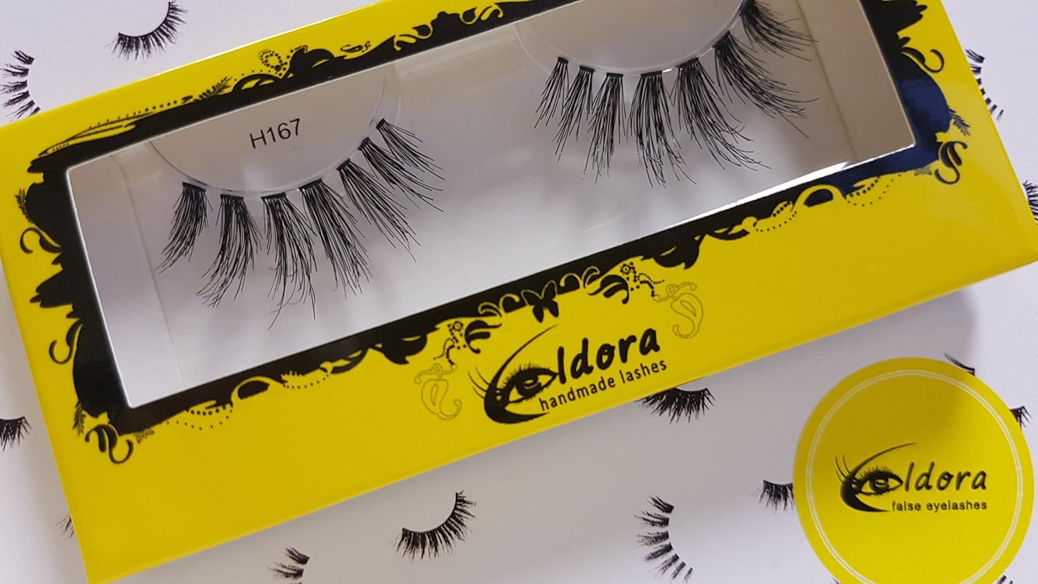 Eldora False Eyelashes H167, black, 167 count (Pack of 1) - Image 4