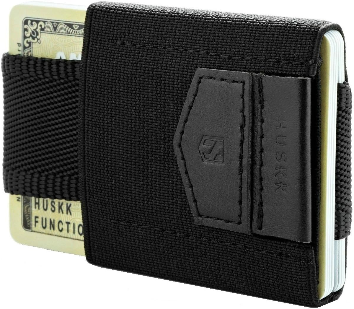 HUSKK Mens Wallet Minimalist Slim Thin Front Pocket Card Holder - ECSC